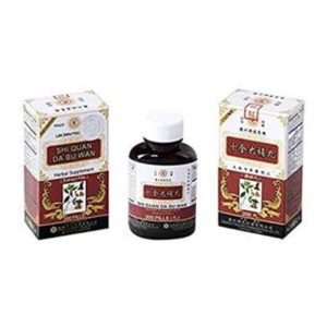 Bottle of 200 herbal supplement pills, with English and Chinese text.